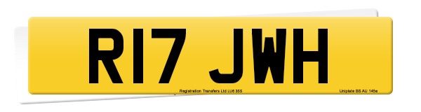Registration number R17 JWH